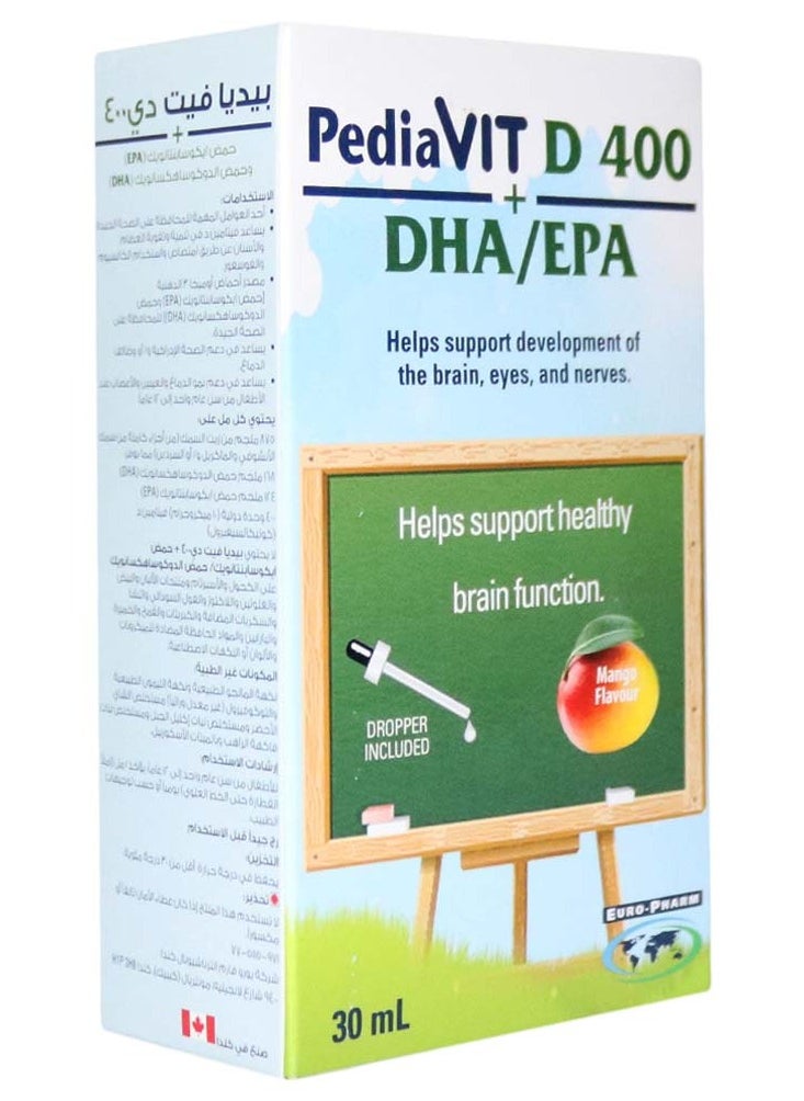 PediaVit D400IU+DHA/EPA Drp30Ml 