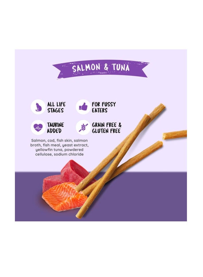 كيت كات طعام قطط خالي من الحبوب بطعم السلمون والتونة 15 جرام - قطعتين - Image 3