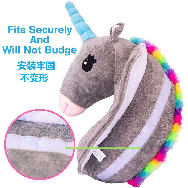 Unicorn Car Children'S Seat Belt Protective Cover Pillow Shoulder Guard Baby Sleeping Pillow Cartoon - Image 3