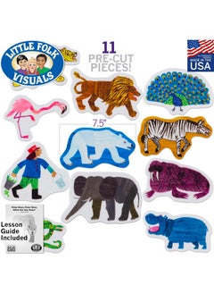 Polar Bear, Polar Bear, What Do You Hear? Precut Flannel/Felt Board Figures, 11 Pieces Set - pzsku/Z57DCFD2847A1FB57136FZ/45/_/1734347956/bb6edd49-3a16-4b57-84d2-e4517332859e