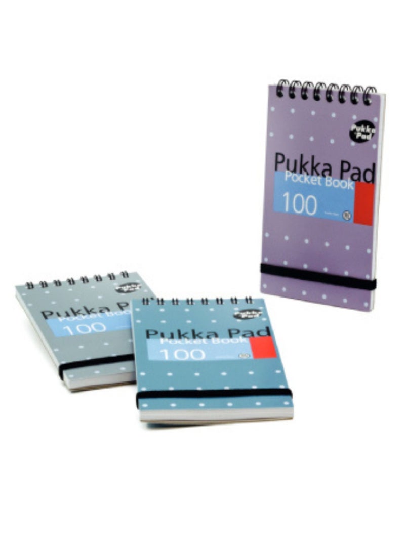 Pukka Pad Ruled Wirebound Metallic Pocket Notebook 100 Pages (Pack of 1) - Image 1
