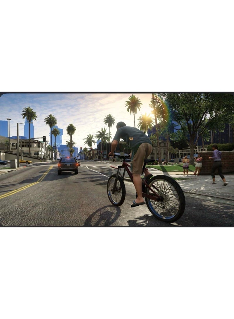 بلاي ستيشن Grand Theft Auto V (GTA 5) – لعبة بلايستيشن 5 | النسخة المحسّنة | دقّة 4K وسرعة تحميل أعلى | عالم مفتوح وأونلاين | تخزين الإمارات - Image 2