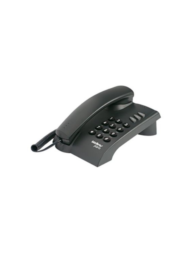 Intelbras Pleno Basic Wired Telephone, Black - Image 3