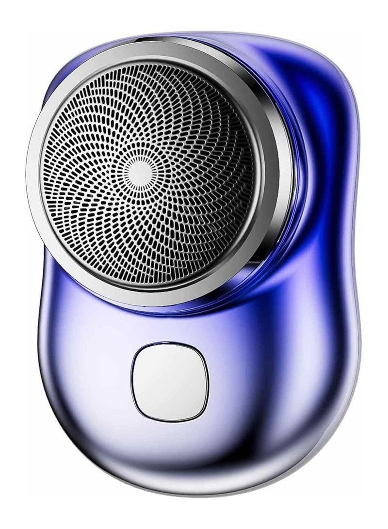 Electric Razor for Men, Newest Mini-Shave Portable Electric Shaver, Pocket Size Portable Shaver Wet and Dry Mens Razor USB Rechargeable Shaver Charging (Electric Razor for Men, PURPLE) - Image 1