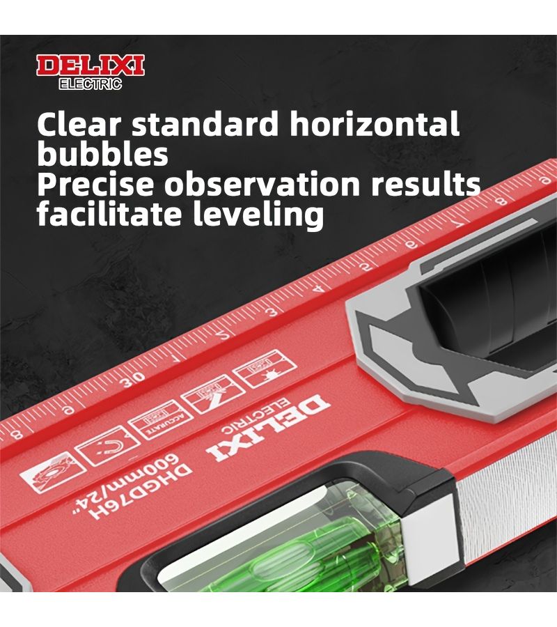 230mm High Precision Magnetic Spirit Level Ruler Portable Leveling Tool For Leveling Measuring Marking And Cutting - Image 5