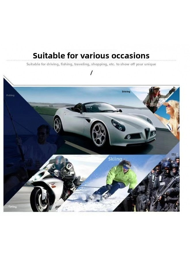 نظارات شمسية رياضية كلاسيكية للرجال مضادة للأشعة فوق البنفسجية - Image 4