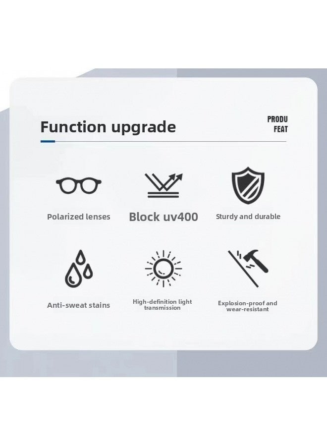 نظارات شمسية رياضية كلاسيكية للرجال مضادة للأشعة فوق البنفسجية - Image 2