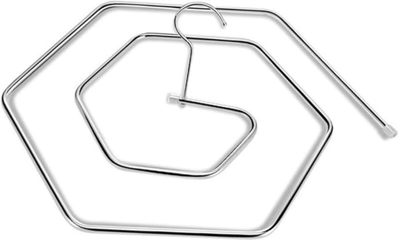 رف تجفيف الملاءات الحلزوني من الفولاذ المقاوم للصدأ، حامل تجفيف شراشف السرير الموفّر للمساحة، رف غسيل متعدد الوظائف - Image 2