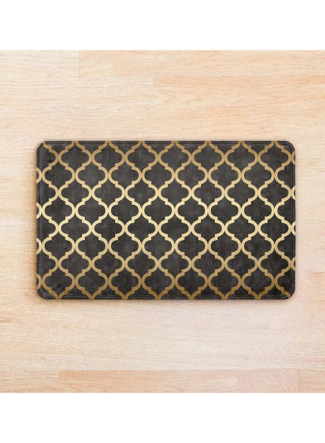 ريزاريز سجادة باب سوبر سوفت رمادية اللون رمادية اللون رباعية الفويل، مانعة للانزلاق قابلة للغسل، 50 × 80 سم - Image 2