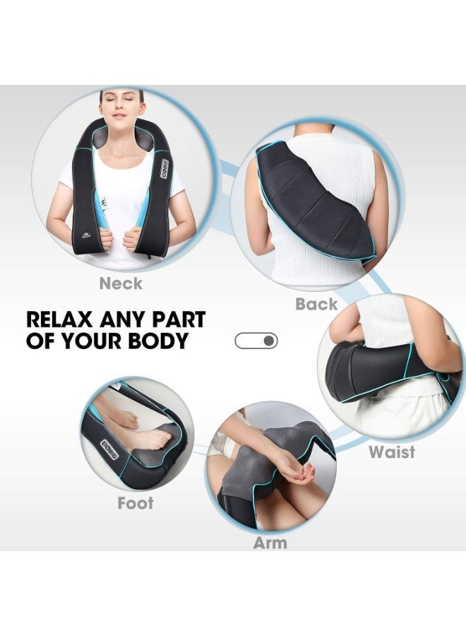 MAGIC MAKERS MagicMakers Neck Massager with Heat - Electric Shiatsu Deep Kneading Back Massage for Neck Pain, Shoulder, Waist - Image 3