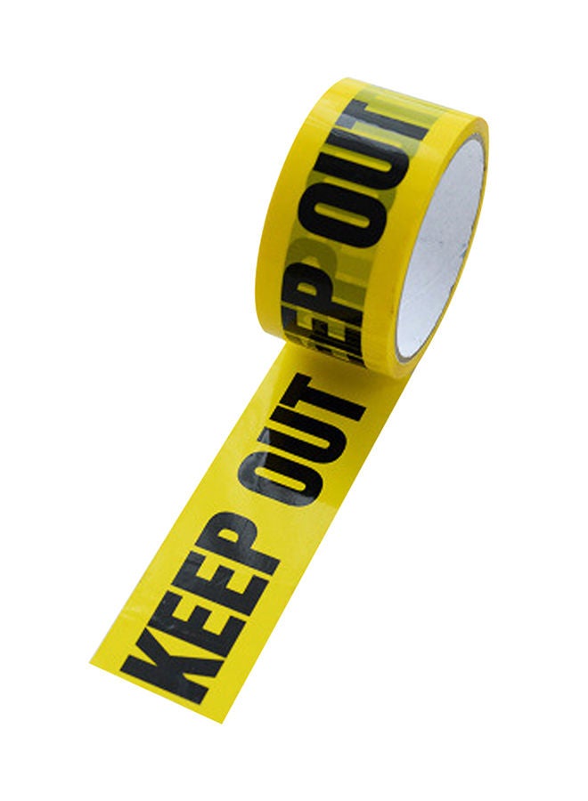 NIBEMINENT Hazard Barrier Safety Caution Tape Yellow/Black - Image 1
