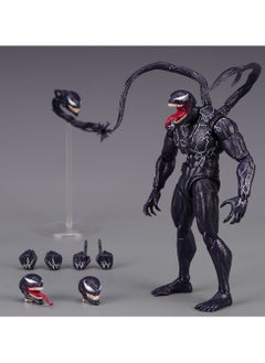 General Venom 2 Symbiote Movable Movie Figure Model Toys, PVC Character Model Toys Collection Gifts Creative Cartoon Toys, Birthday Holiday Gifts  - Image 1