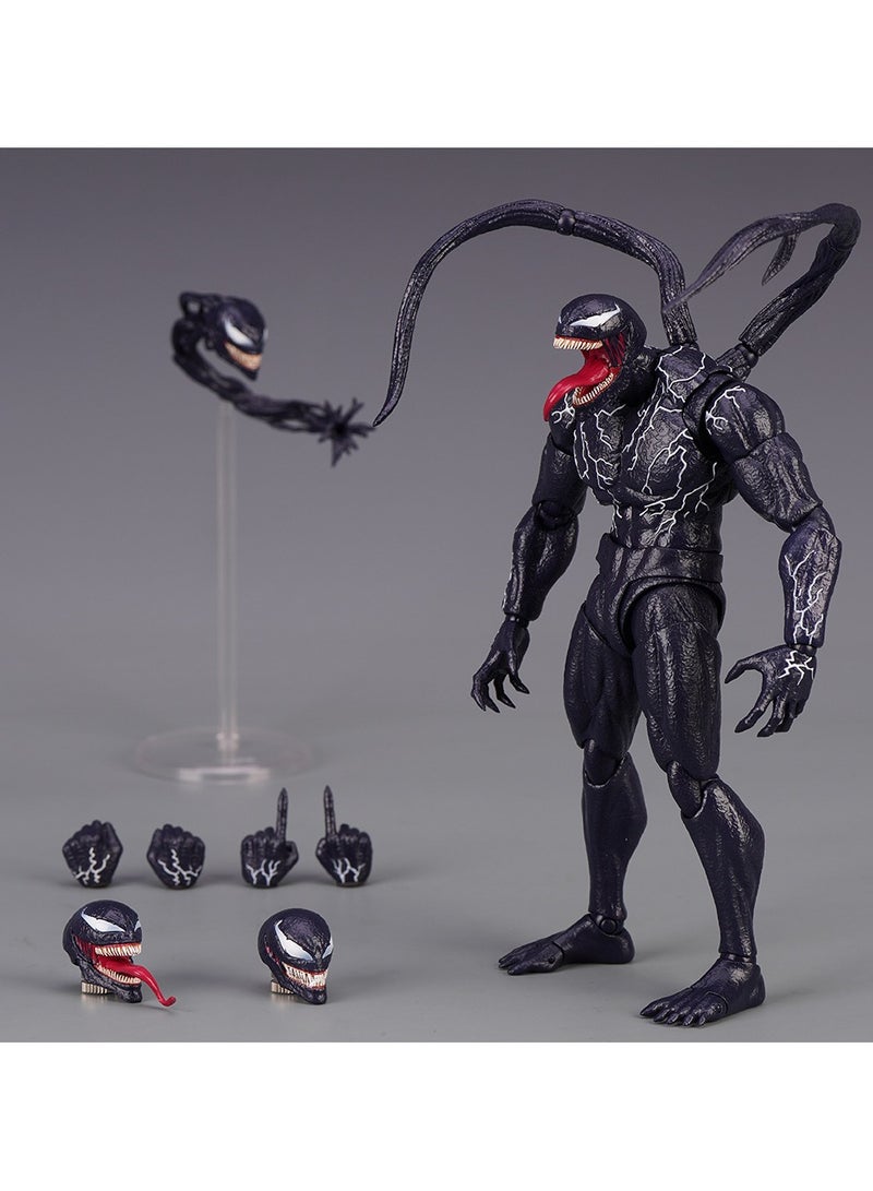 عام فينوم 2: مجسم متحرك للمتمازج فيلم فينوم، لعبة مجسمات من البي في سي، هدايا للجمع، لعب مبتكرة، هدايا عيد ميلاد وعطلات - Image 1