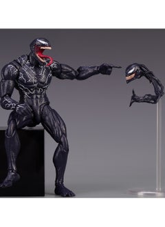 General Venom 2 Symbiote Movable Movie Figure Model Toys, PVC Character Model Toys Collection Gifts Creative Cartoon Toys, Birthday Holiday Gifts  - Image 5
