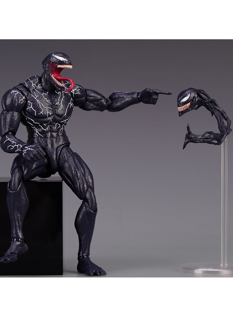 عام فينوم 2: مجسم متحرك للمتمازج فيلم فينوم، لعبة مجسمات من البي في سي، هدايا للجمع، لعب مبتكرة، هدايا عيد ميلاد وعطلات - Image 5