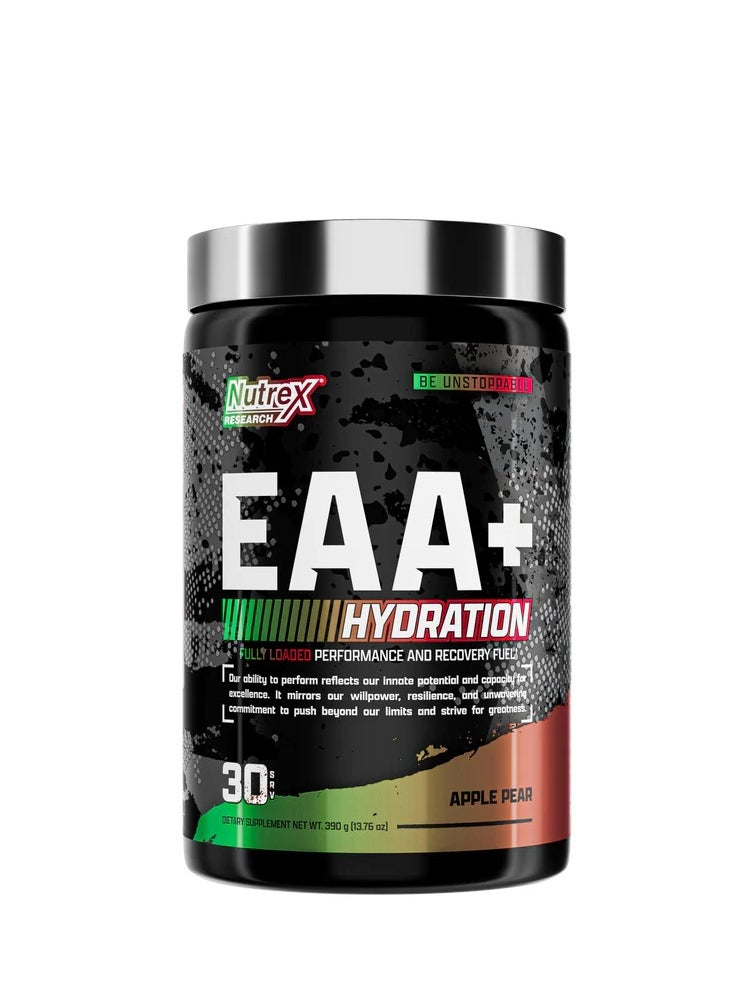 Nutrex Research Nutrex Research - EAA+ Hydration Powder, Muscle Recovery & Endurance, 8G Essential Amino Acids + Electrolytes, Apple Pear Flavor, 30 Servings  - Image 1