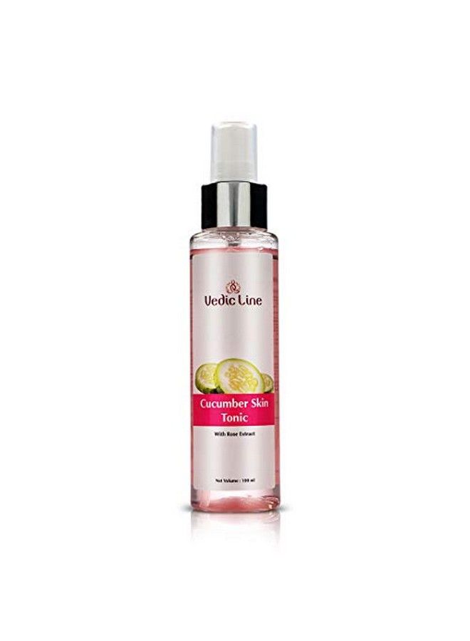 Vedicline Cucumber Skin Tonic Reduces Acne Breakouts Oily Skin With Rose & Cucumber Extract For Soft And Smooth Skin 100Ml - Image 1