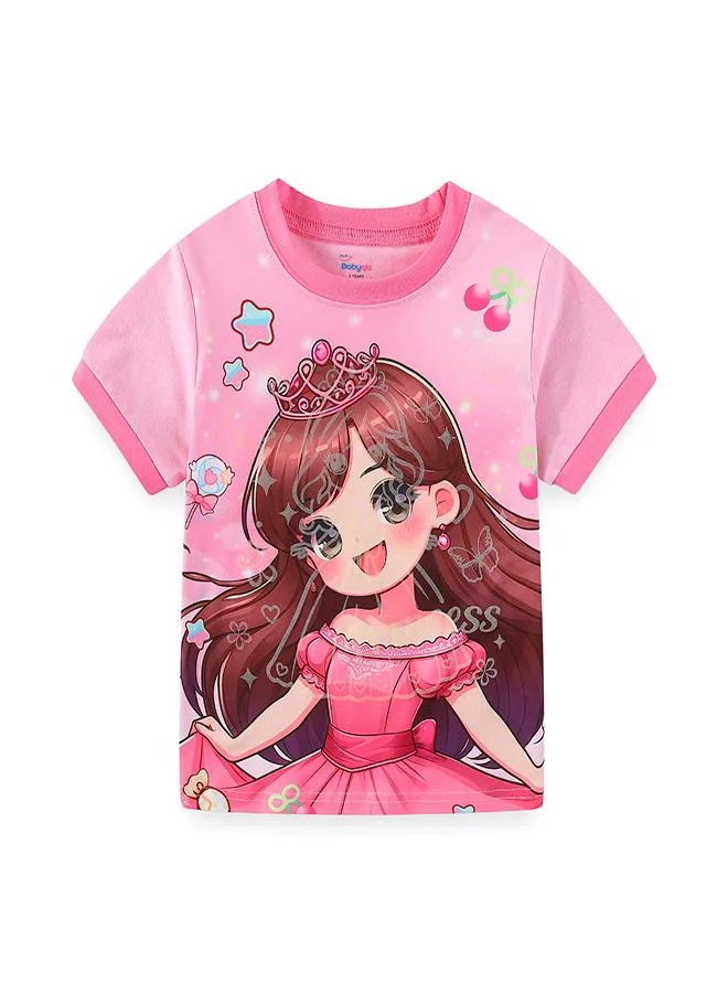babyqlo Sparkling Princess in Pink Dress Pajama Set