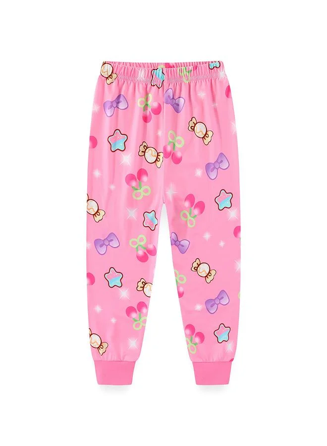 babyqlo Sparkling Princess in Pink Dress Pajama Set