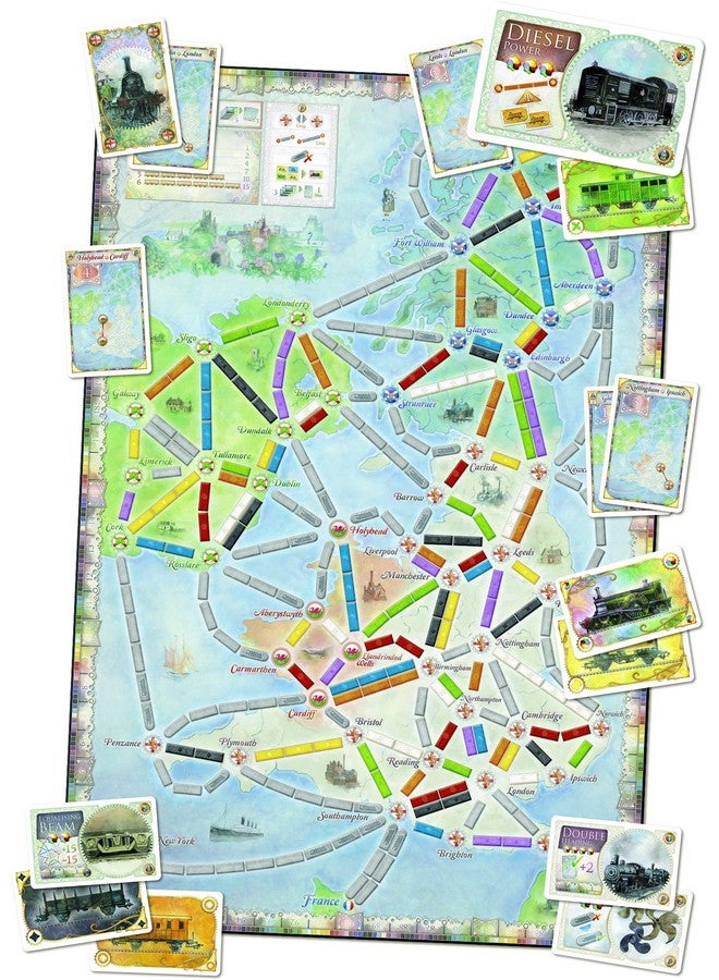 Days Of Wonder Ticket To Ride United Kingdom + Pennsylvania Board Game Expansion Strategy Game Family Game For Kids And Adults Ages 8+ 25 Players Average Playtime 3060 Minutes Made By Days Of Wonder - Image 4