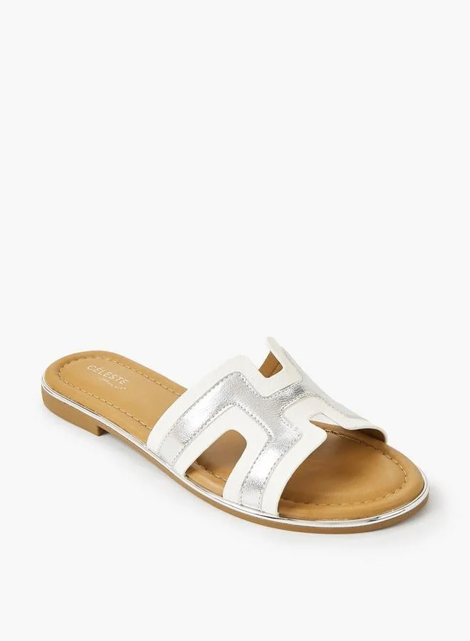 سيليست Women Panel Detail Flat Sandals