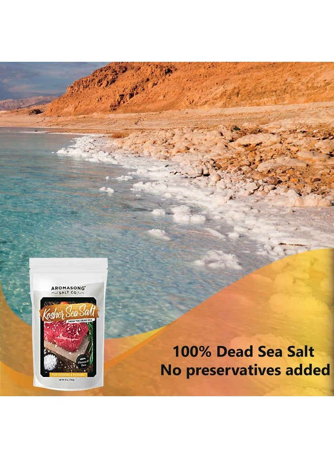 Aromasong Aromasong 100% Natural Sea Salt, Kosher Salt Grain, Large Bulk 2.43 Lb Resealable Bag, All Natural, Unrefined, Gluten Free, Grinder Refill, Sea Salt for Daily Cooking or To Use as Pickling Salt…  - Image 3