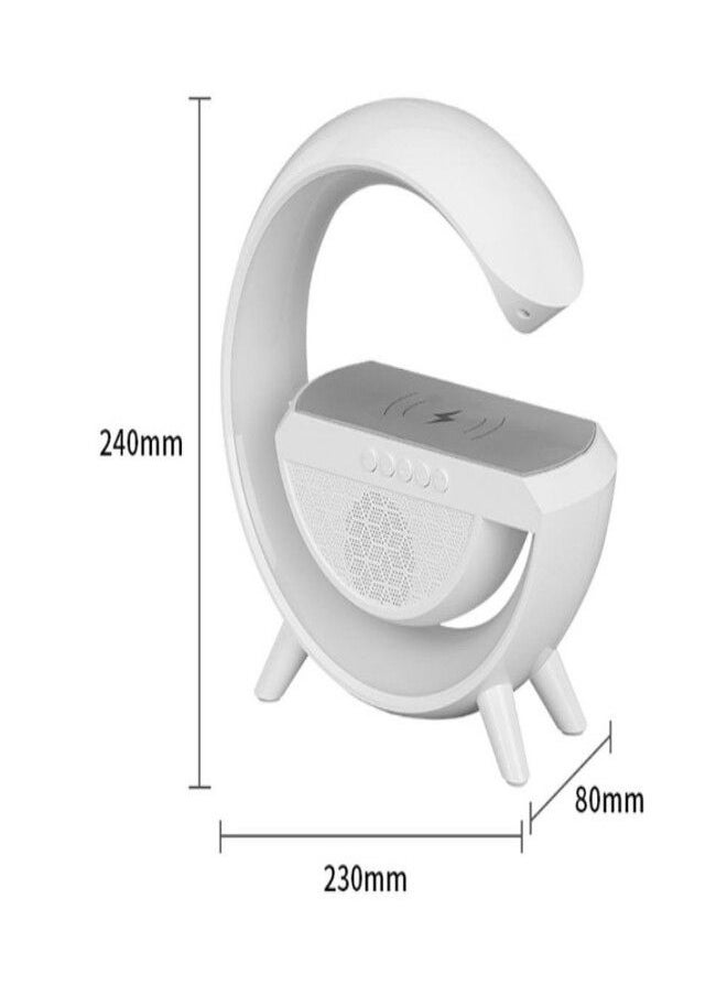 Generic - G Shape Atmosphere Lamp Wireless Charger Led Desk Lamp Bluetooth Speaker RGB Night Light - Image 1