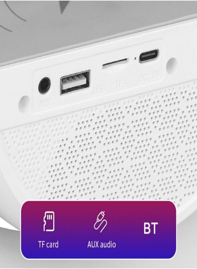 Generic - G Shape Atmosphere Lamp Wireless Charger Led Desk Lamp Bluetooth Speaker RGB Night Light - Image 1