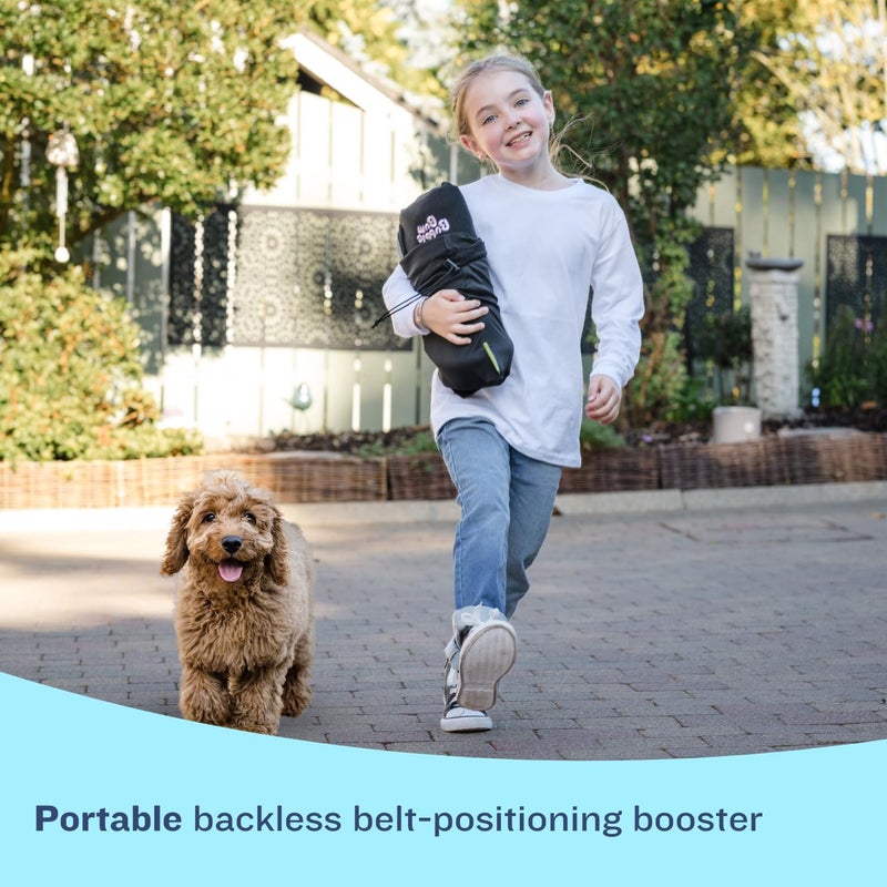 bubblebum Booster Car Seat, Inflatable Boosters Seat for Kids, Travel Booster Carseat, Narrow Backless Booster Car Seat for Travel, Inflatable Seats for Cars 40-100 lbs, for 4 Year Old + - Rbow - Image 2