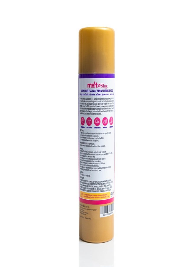 Esha MELT N SLAY Glueless Lace Spray - Ultimate Hold, Sweat & Water Resistant, Long-Lasting Secure Grip for Lace Wigs, Invisible Matte Finish & Edge Protection (80ML) - Image 2