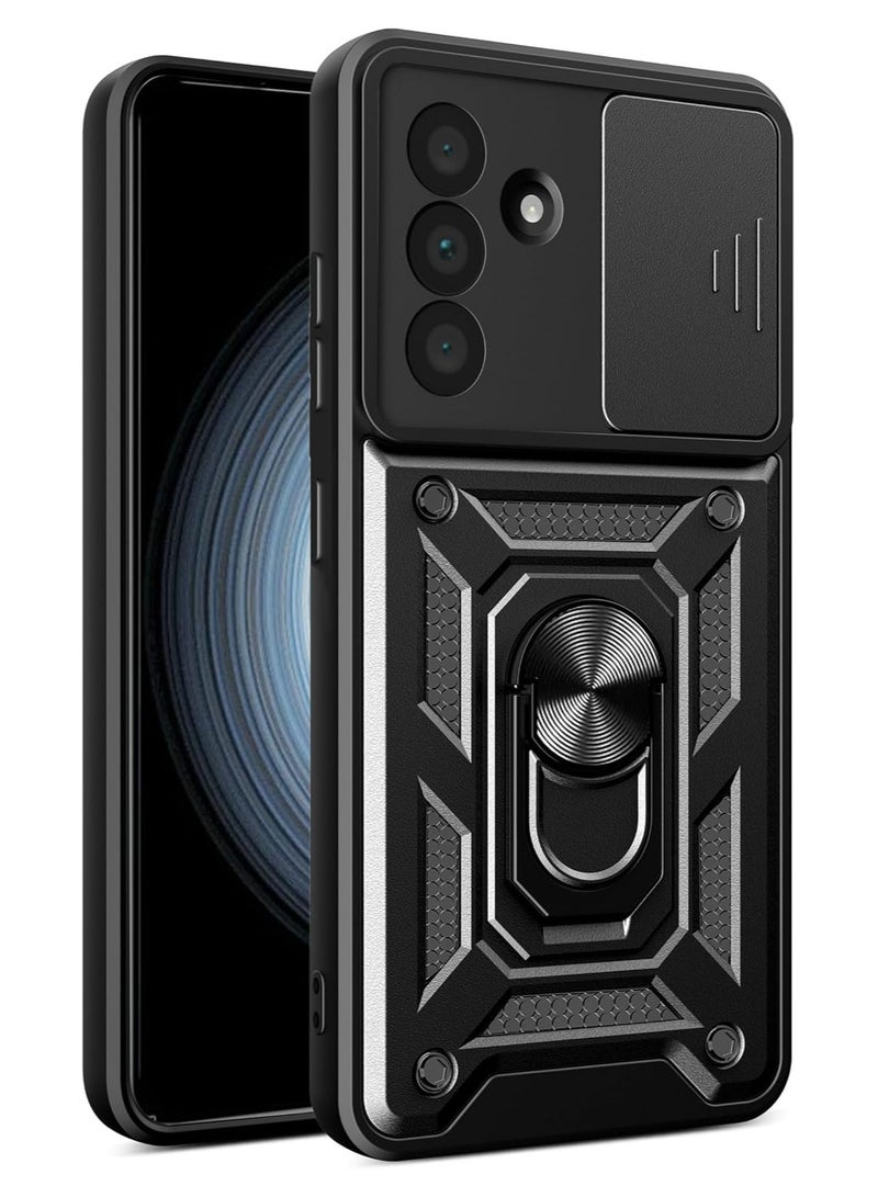 Phone Cover for Samsung Galaxy A56 5G with Slide Camera Cover Protective Phone Case with Magnetic Car Mount Holder  - Image 1