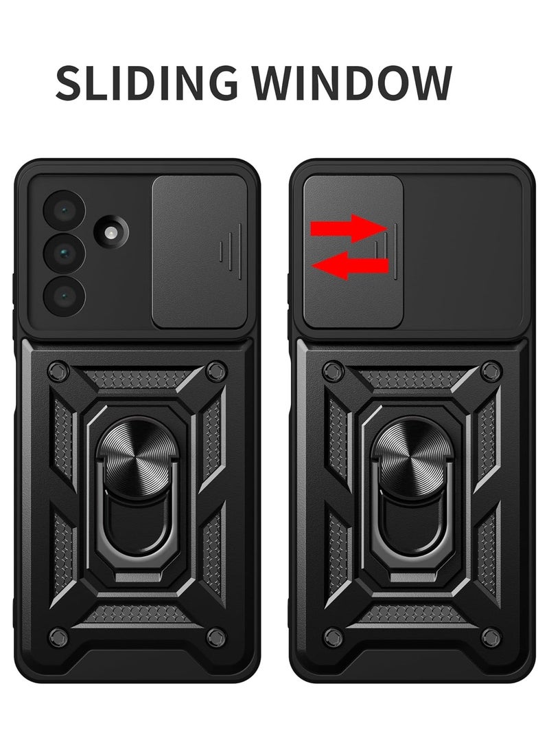 Phone Cover for Samsung Galaxy A56 5G with Slide Camera Cover Protective Phone Case with Magnetic Car Mount Holder  - Image 5