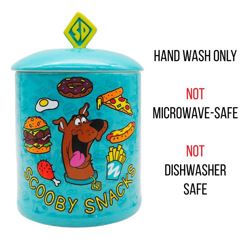 سيلفر بوفالو جرة بسكويت سكوبي دو من سيلفر بافالو (كبيرة) مع وجبات سكوبي سناك السيراميكية - Image 2