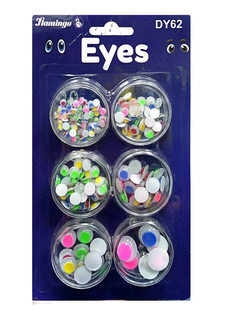 Flamingo EYES BISTER COLOR 6 ASSORTED - Image 1