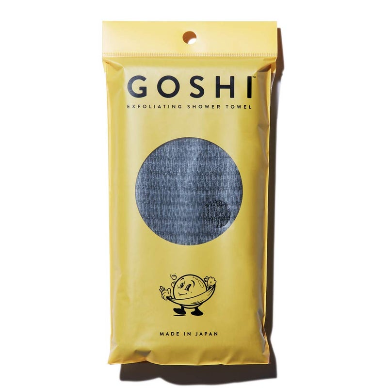 GOSHI Exfoliating Shower Towel - Rip-Resistant Exfoliating Washcloth for All Skin Types - Made in Japan - Image 1