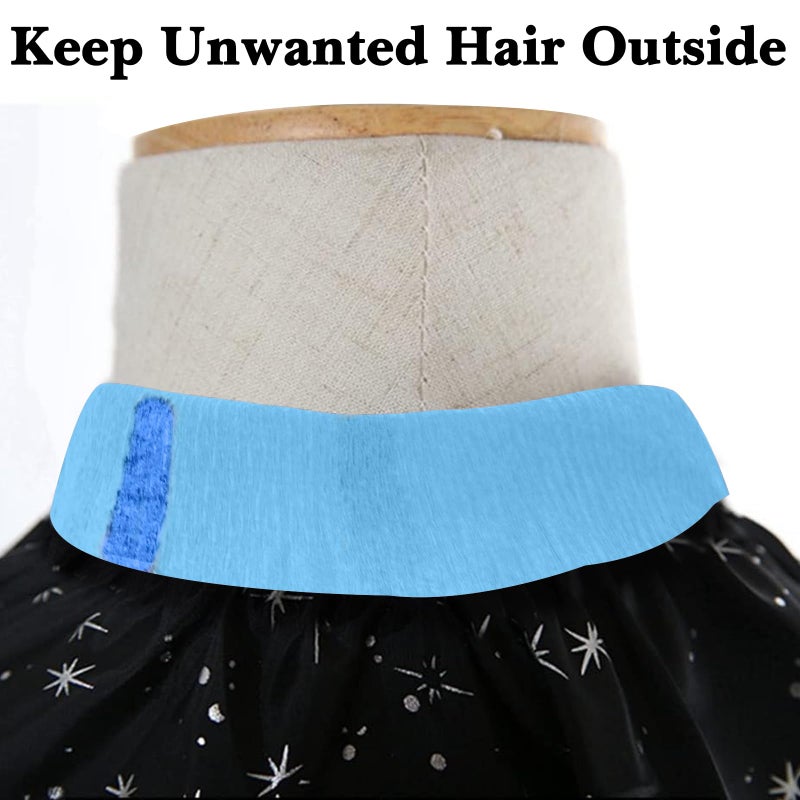 Hair cutting and neck protection scarf, disposable scarf paper  blue  100PC - Image 2