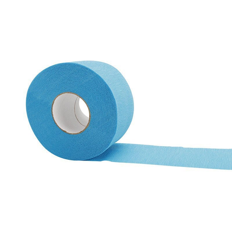 Hair cutting and neck protection scarf, disposable scarf paper  blue  100PC - Image 1