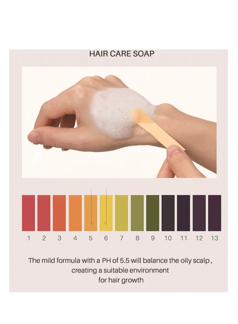 MIAOFUTONG Coconut Shampoo Bar,White Solid Shampoo Bar,Natural Organic Coconut Soap Bar 70g,Deeply Nourishing,Anti Hair Loss Shampoo for Women & Men,With Coconut Oil, Jojoba Oil - Image 5