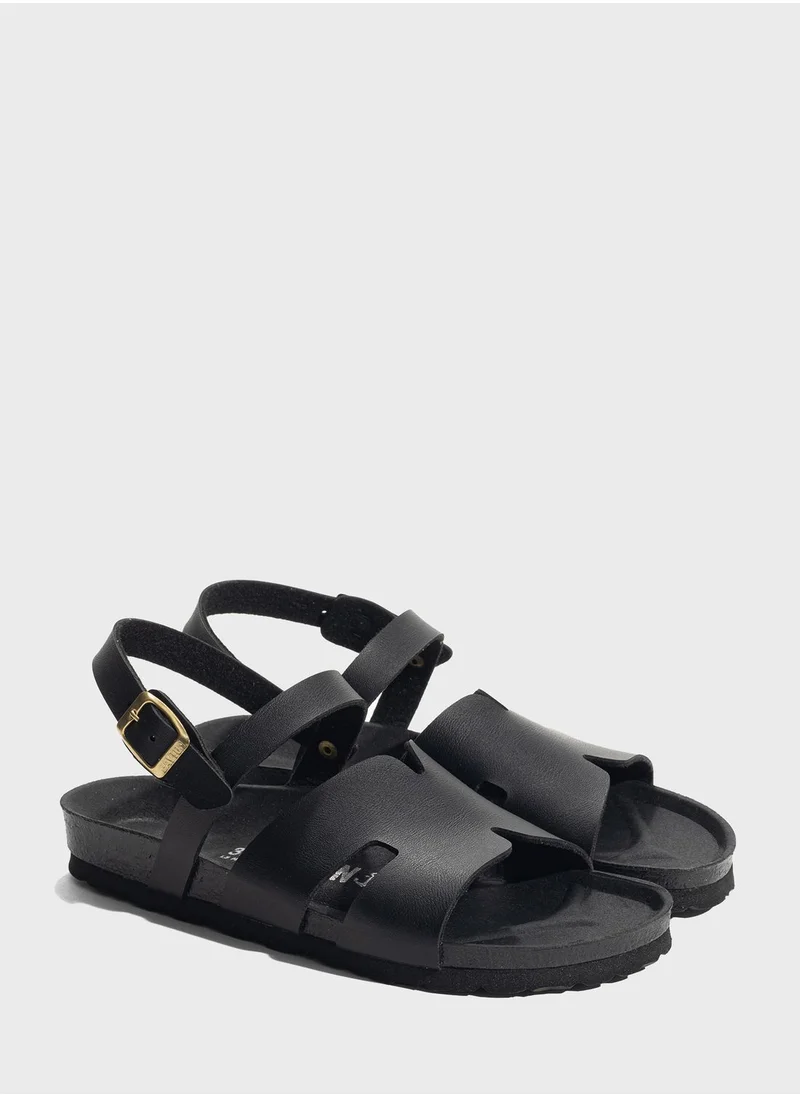 BAYTON Warhol Multi Strap Wedge Sandals