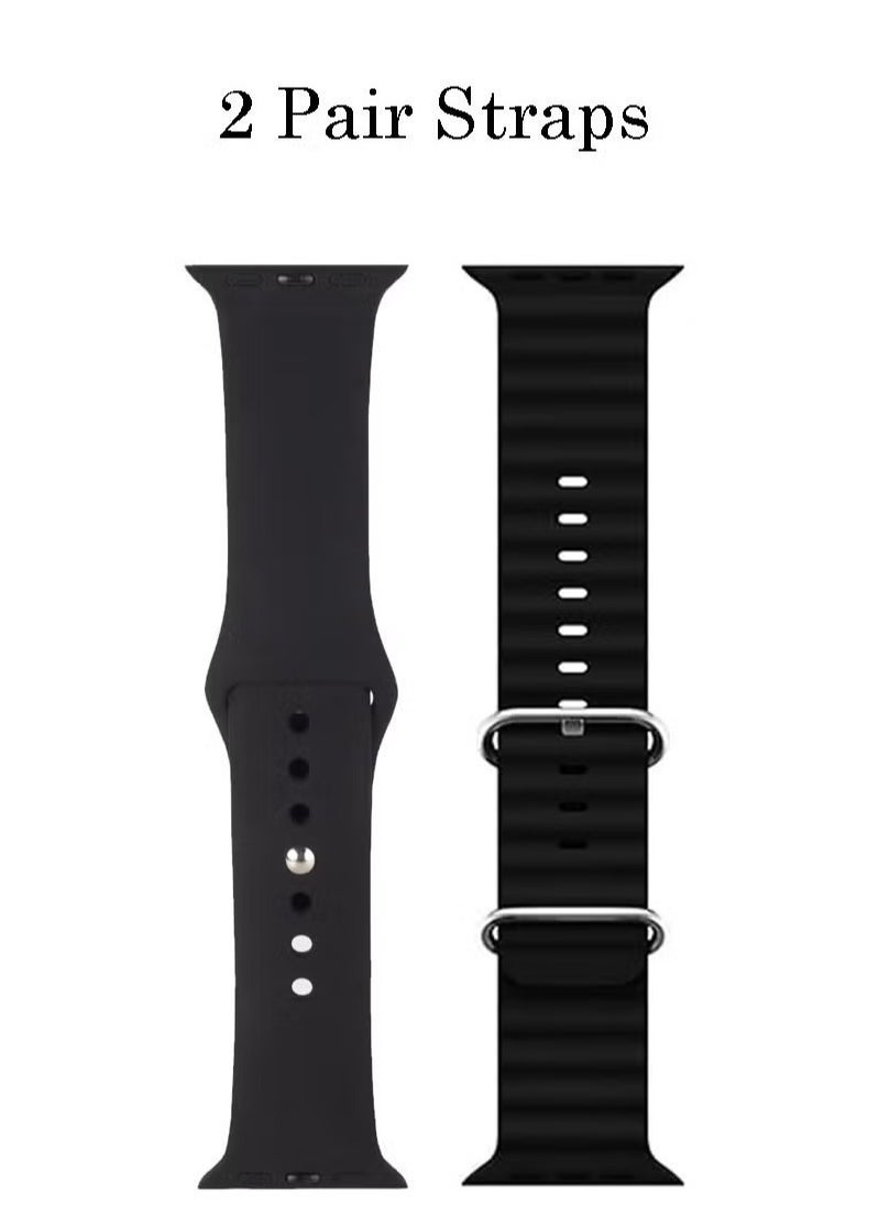 JAJEEK "Mini 36MM Smart Watch for Ladies & Girls – Includes 2 Pairs of Straps & Wireless Charger, Sleek Black Design" - Image 3