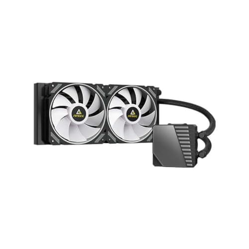 Antec Symphony 240 ARGB Black Liquid Cooler For CPU With Chromatic ARGB Lighting Pump Head, Compatible With Intel LGA 1200/1700 AMD AM4/AM5 And More Sockets, 240mm Closed Loop AIO Water Cooling System - Image 3