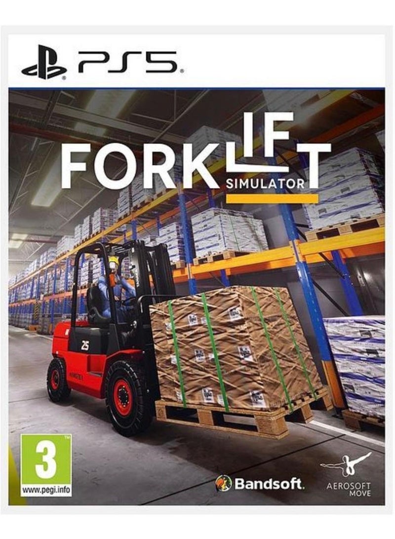 PlayStation Forklift Simulator for PlayStation 5 (PS5) | Realistic Warehouse & Logistics Simulation Game | Industrial Vehicle Operation | International Version | PEGI 3 - Image 1