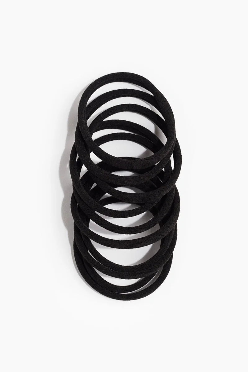 اتش اند ام أربطة شعر مطاطية - عبوة من 10 قطع