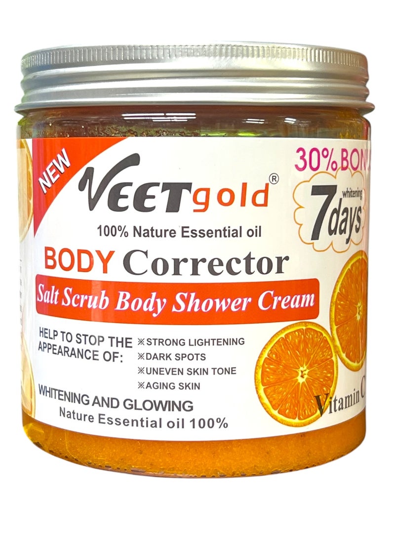 فيت جولد مقشر الجسم بملح التبييض الفائق بفيتامين C 500 جم - Image 1