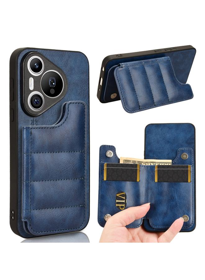 Zaboon Case For Huawei Pura 70 Cow Pattern Sewing Card Bag Phone Case - Image 1