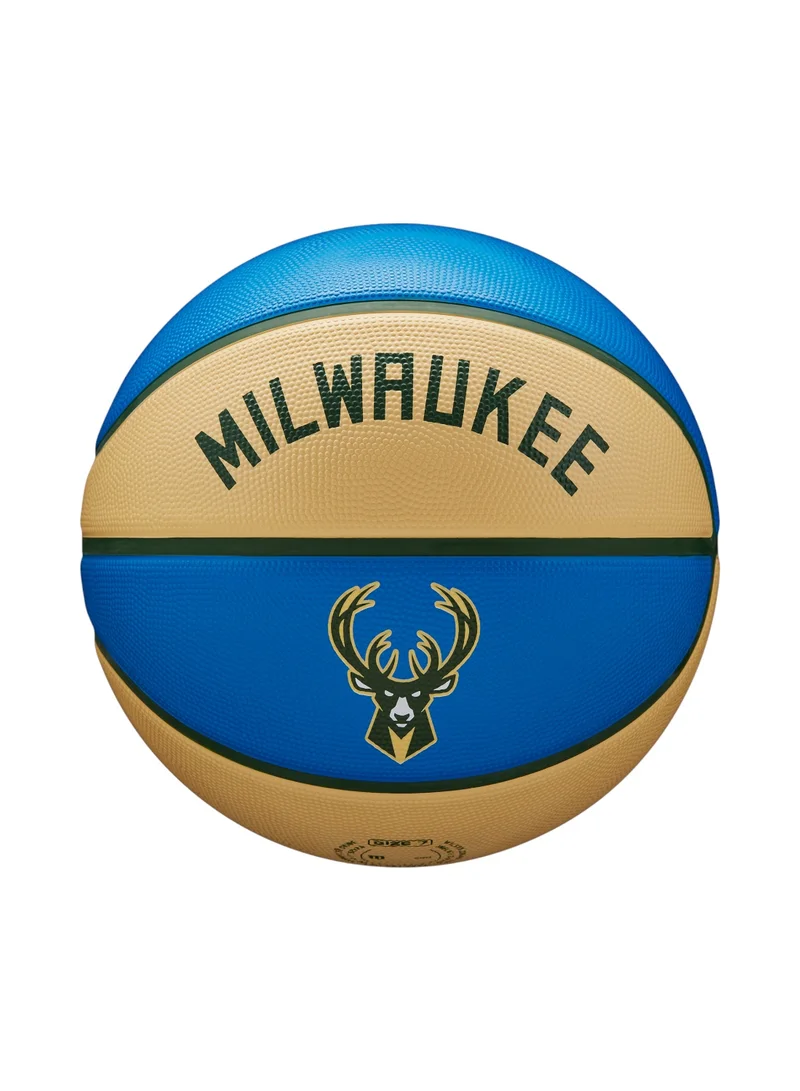 Wilson Multicolour Nba Team City Edition Basketball - Brooklyn Nets - Size 7  | Best Price UAE