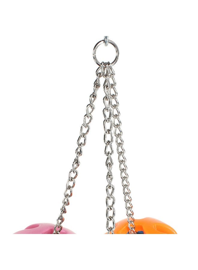 Bonka Bird Toys Bonka Bird Toys 1479 - Huge Plastic Three Ball (14" x 9") Large Parrot Puzzle Pull Rattle Cage Toy - Ideal for Macaw, Eclectus, Amazon, and Similar Sized Birds - Image 2
