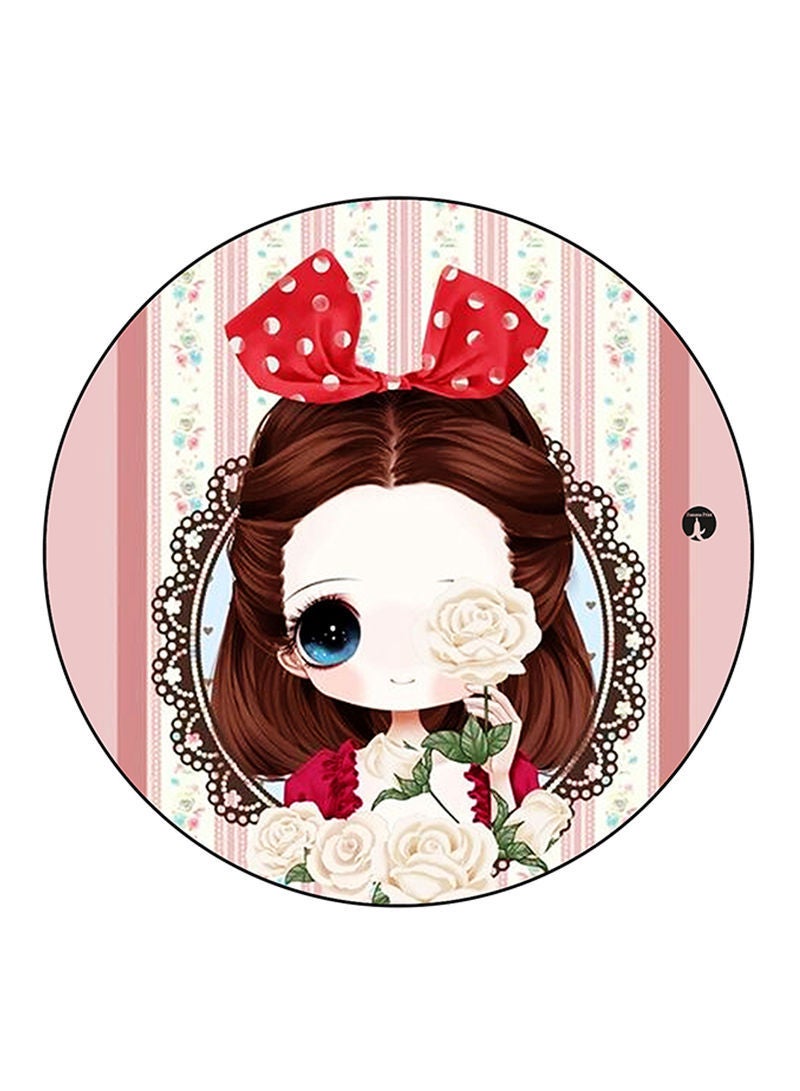 RKN Girl Printed Fridge Magnet  Multicolour - Image 1