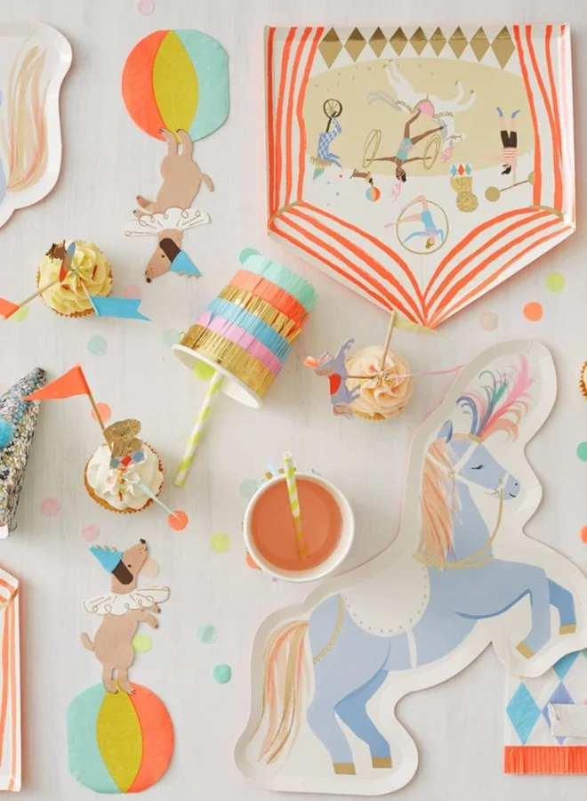 Meri Meri Circus Stallion Plates