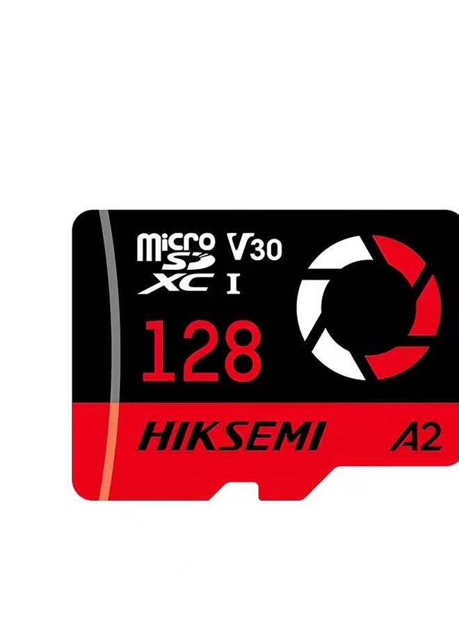 HIKSEMI E3 128GB Micro SDXC Memory Card, A2 V30 U3 High Speed TF Card, Max 150MB/s Write Speed Micro SD Card for Action Camera, Drone, Digital Camera & Outdoor Photography - Image 1